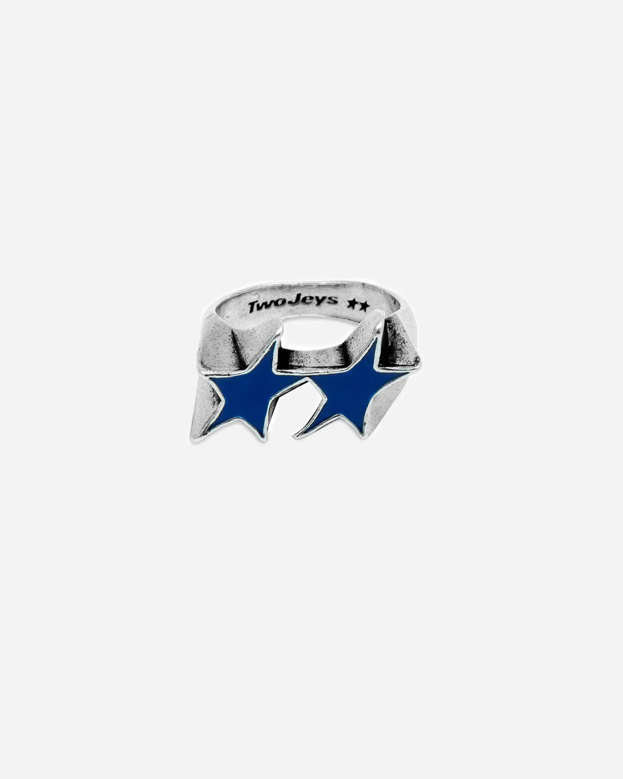 Icon Blue Enameled Single Ring sold by NAKED CPH