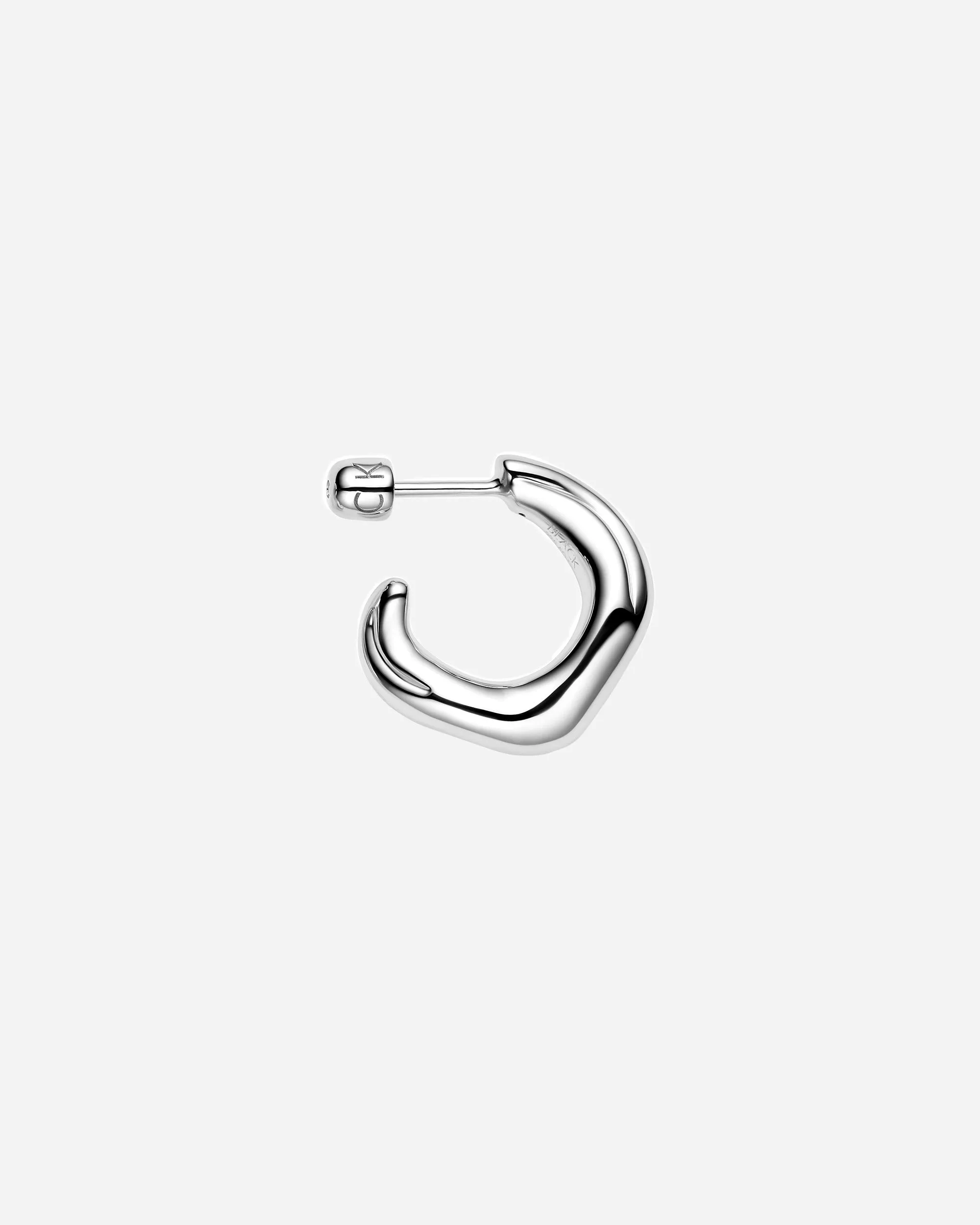Anil Hoop Small Silver - Right sold by NAKED CPH product image thumbnail 2