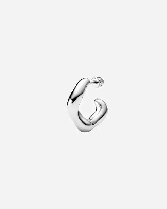 Anil Hoop Small Silver - Right made by NAKED CPH