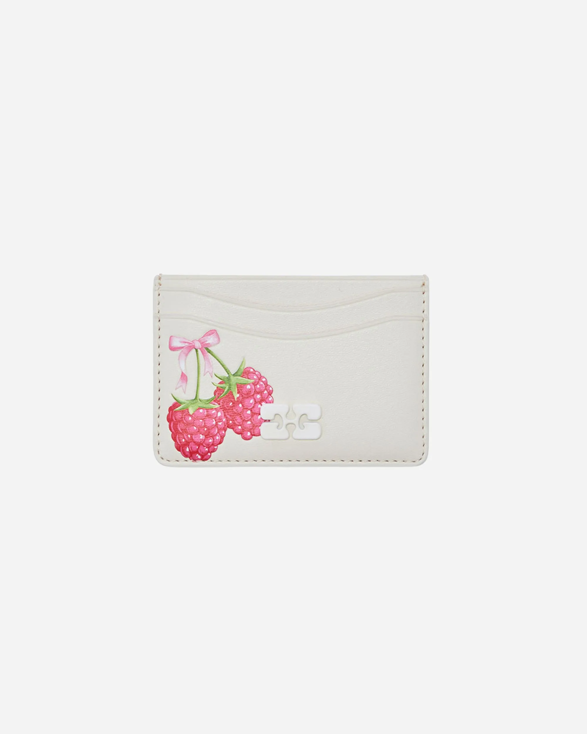 Bou Card Holder With Flap Raspberry Print sold by NAKED CPH