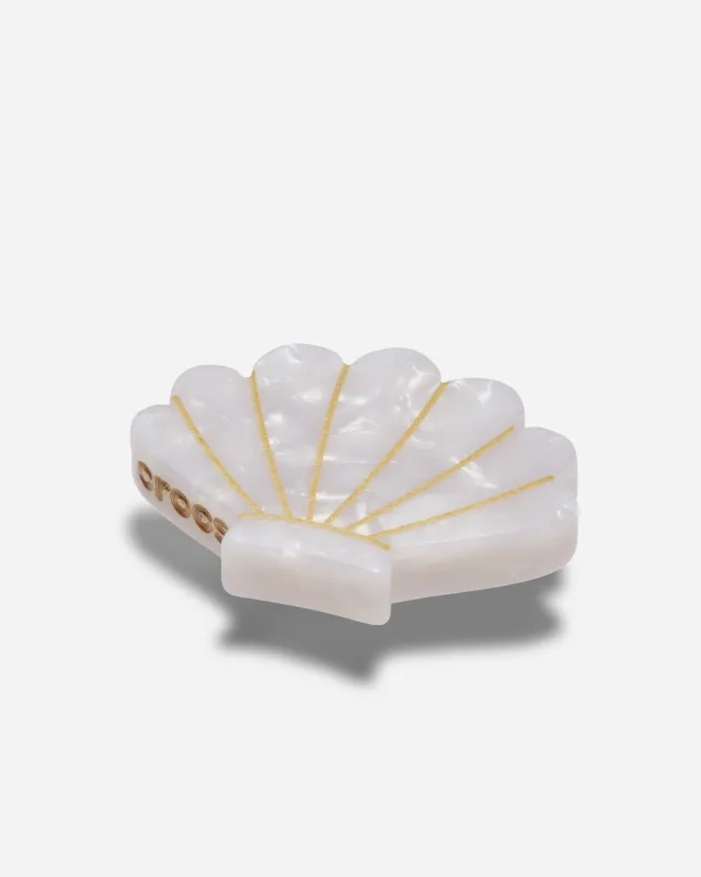 Jibbitz White and Gold Seashell made by NAKED CPH