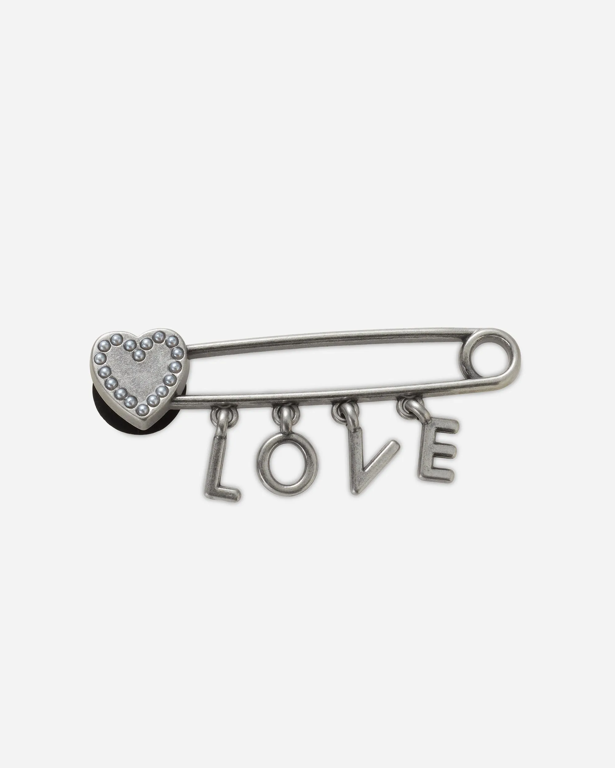 Jibbitz Love Safety Pin sold by NAKED CPH