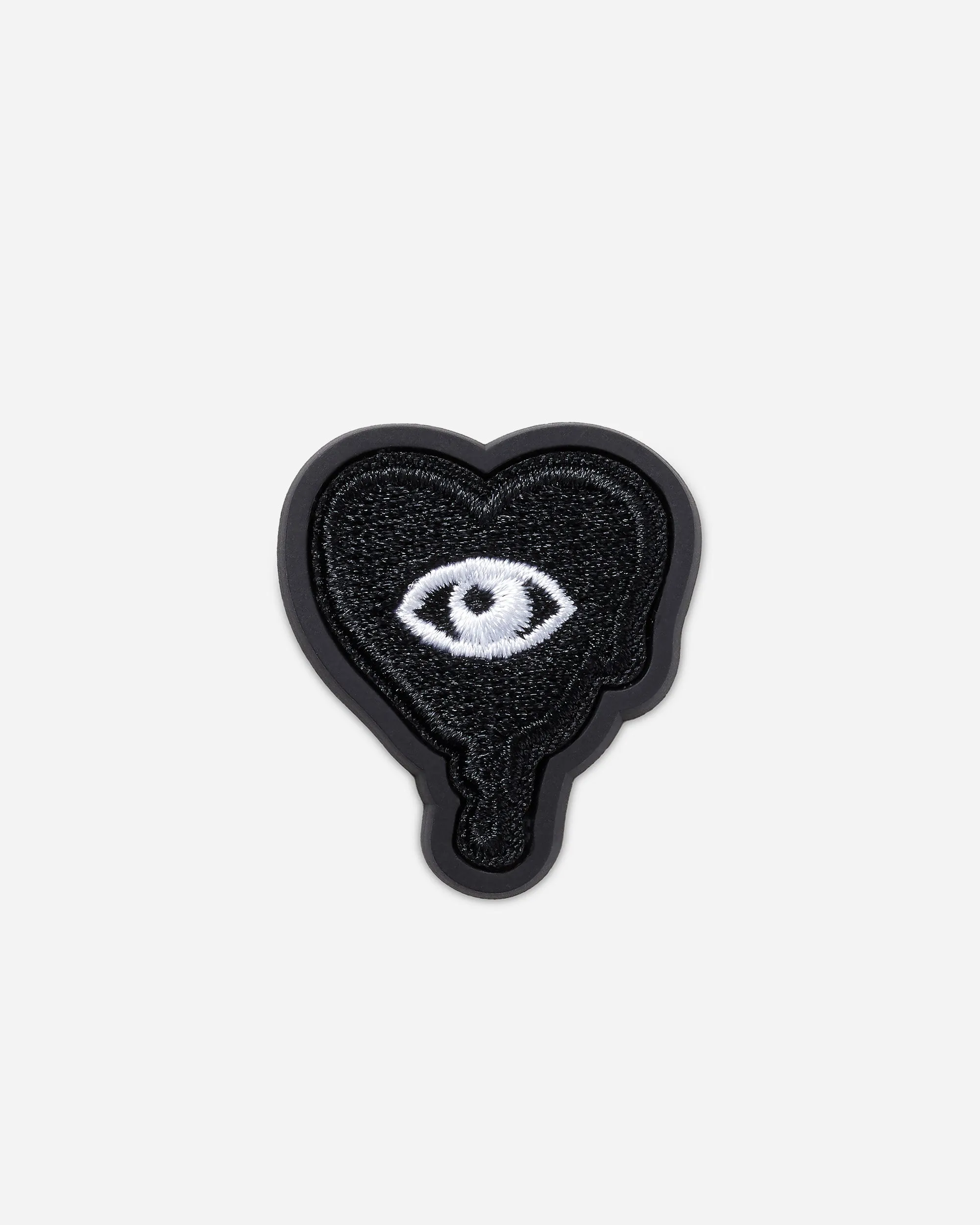 Jibbitz Dripping Black Heart Patch sold by NAKED CPH