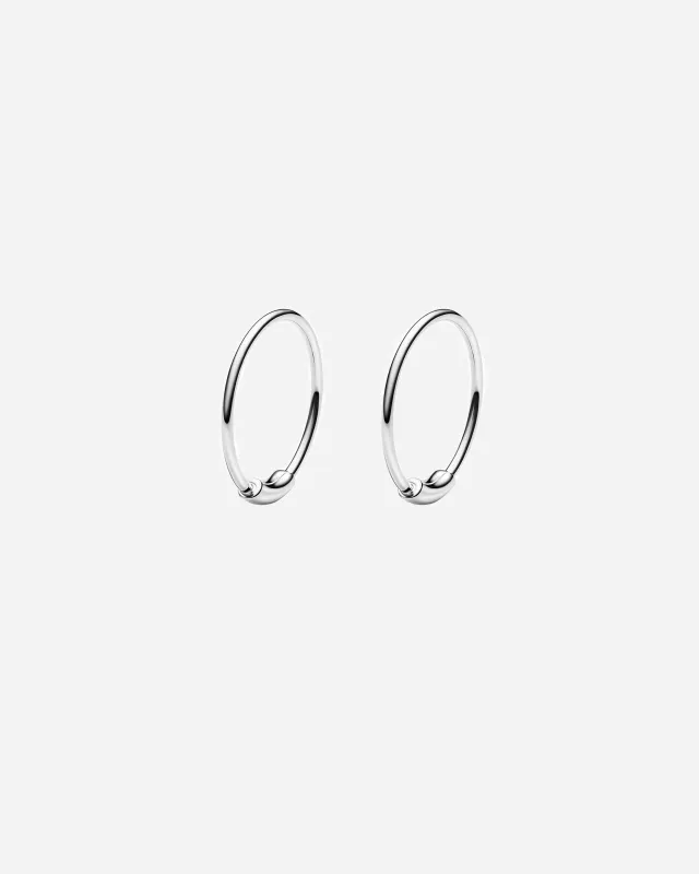 Basic 12 Hoops Silver made by NAKED CPH