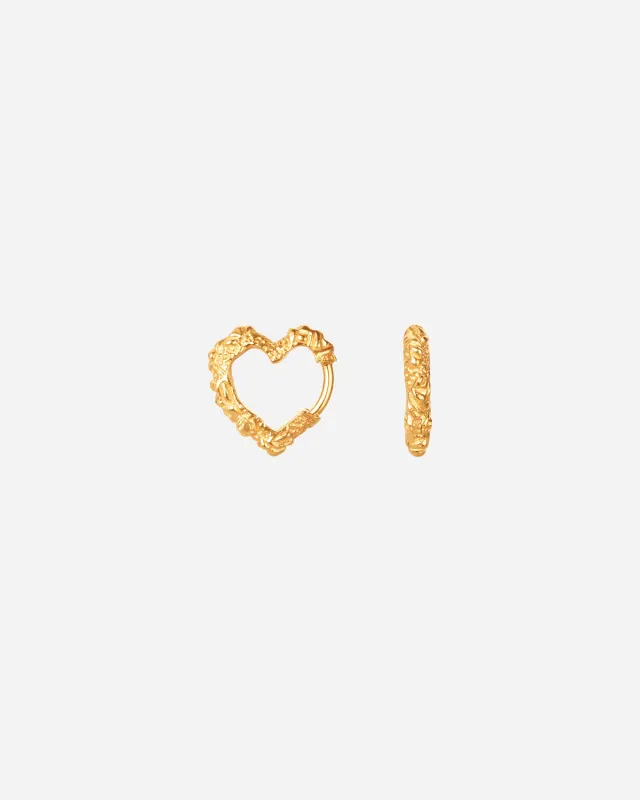 Mini Heart Crush Hoops made by NAKED CPH