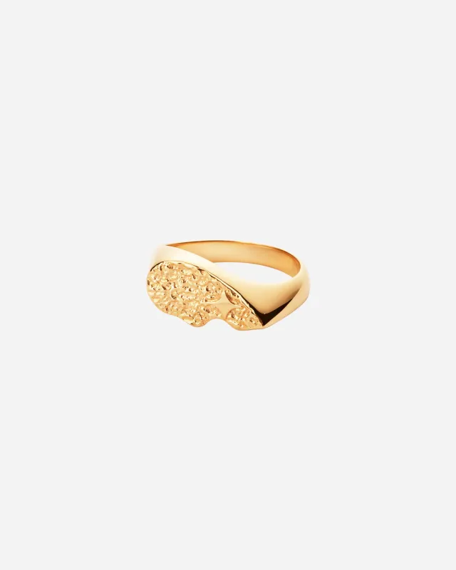 Textured BFF Sparkly Ring made by NAKED CPH