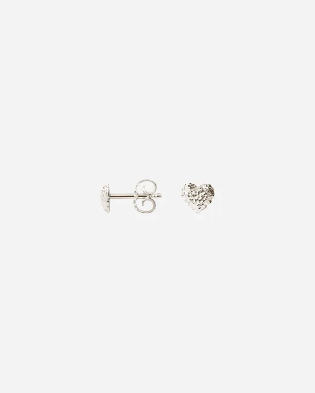 Sparkly Heart Stud Earrings made by NAKED CPH