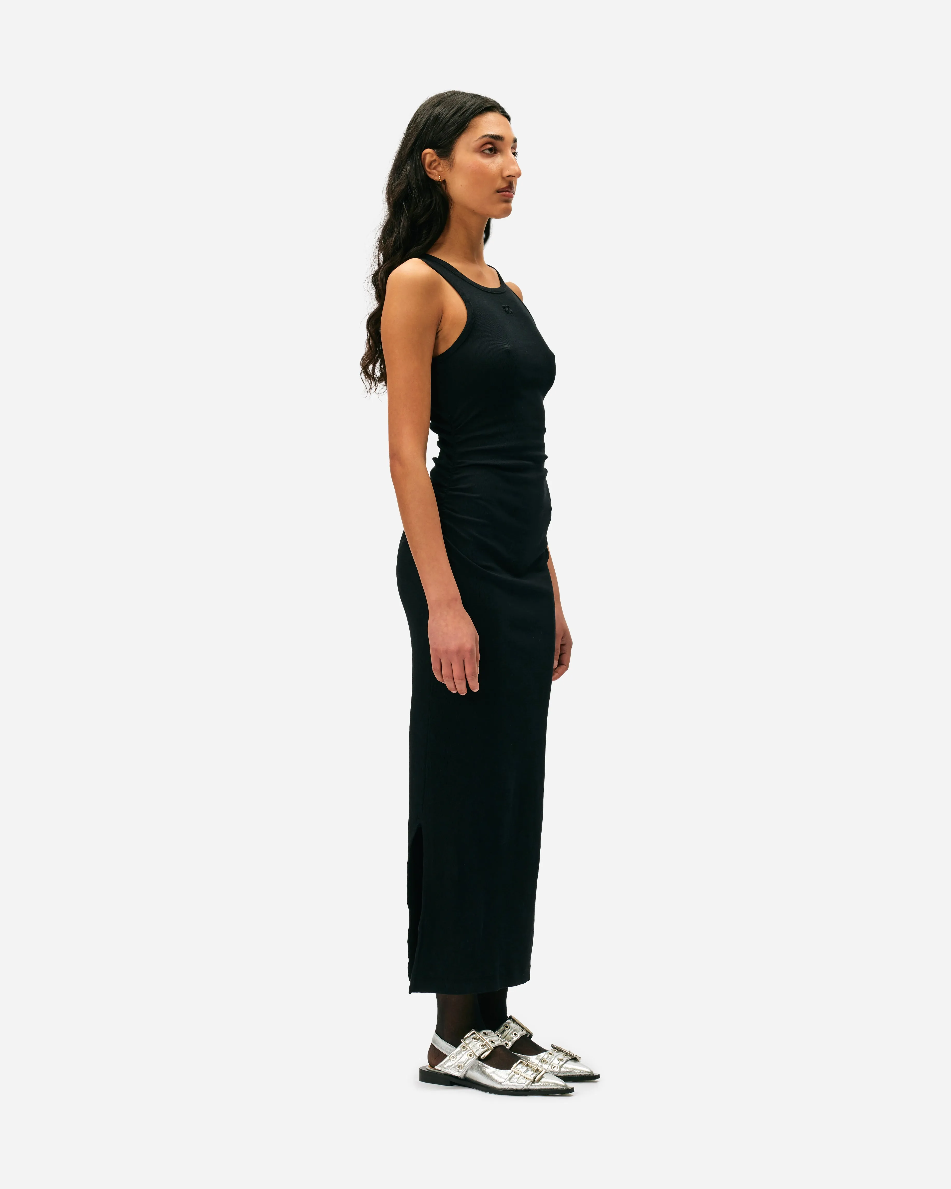 Soft Cotton Rib Tank Top Long Dress sold by NAKED CPH product image thumbnail 3
