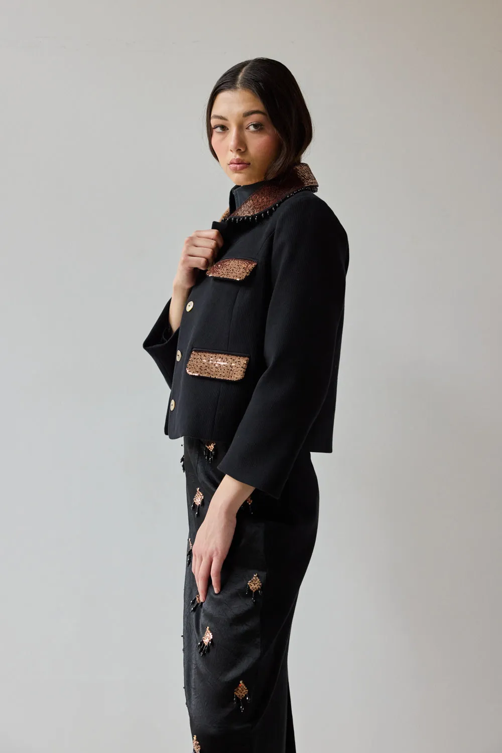 Embellished Micro Jacket sold by Hope for Flowers product image thumbnail 2