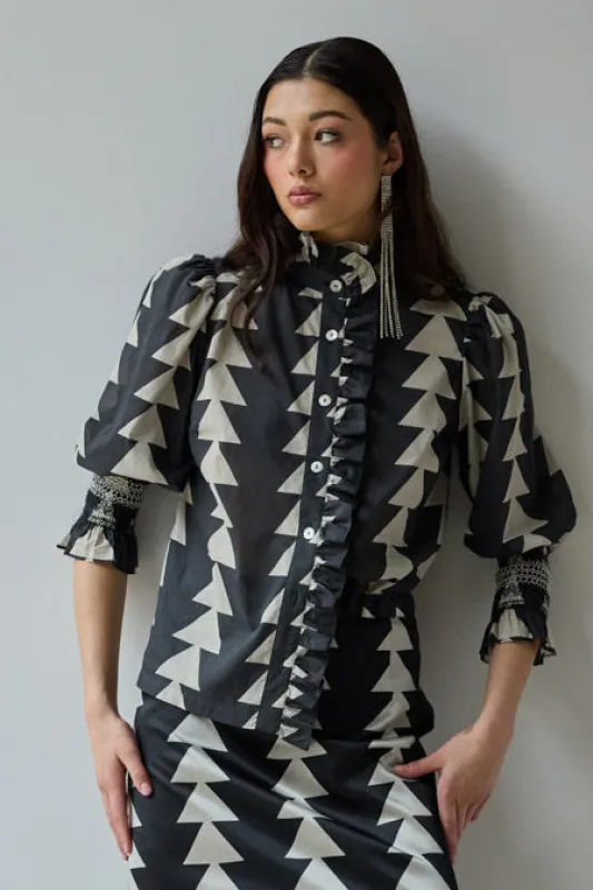 Frilled Button Down sold by Hope for Flowers