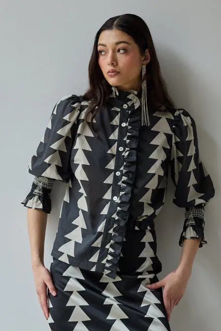 Frilled Button Down sold by Hope for Flowers