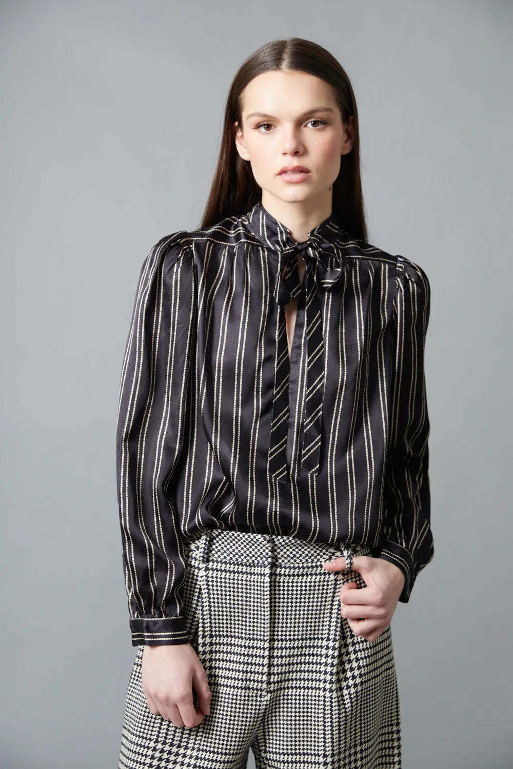 Tie Neck Blouse sold by Hope for Flowers product image thumbnail 4