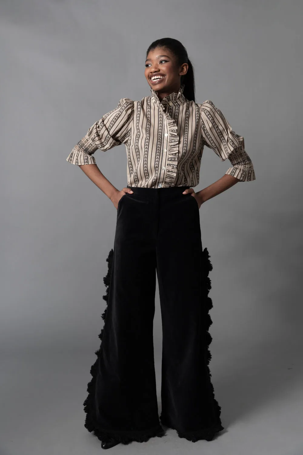 Frilled Button Down sold by Hope for Flowers