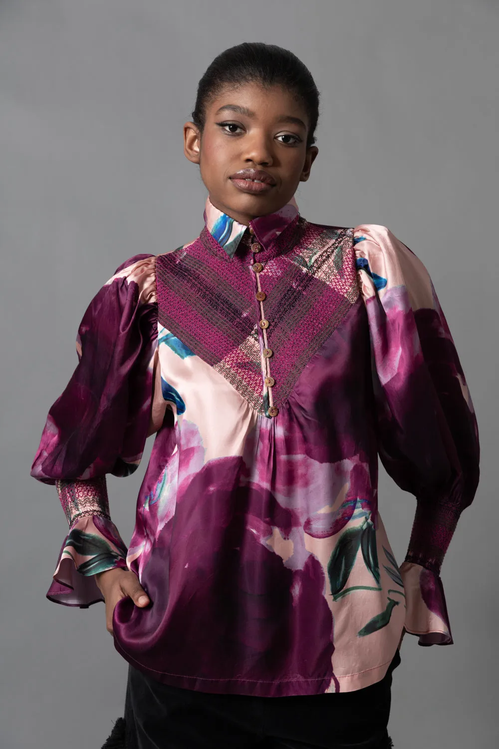 Soft Smocked Shirt sold by Hope for Flowers