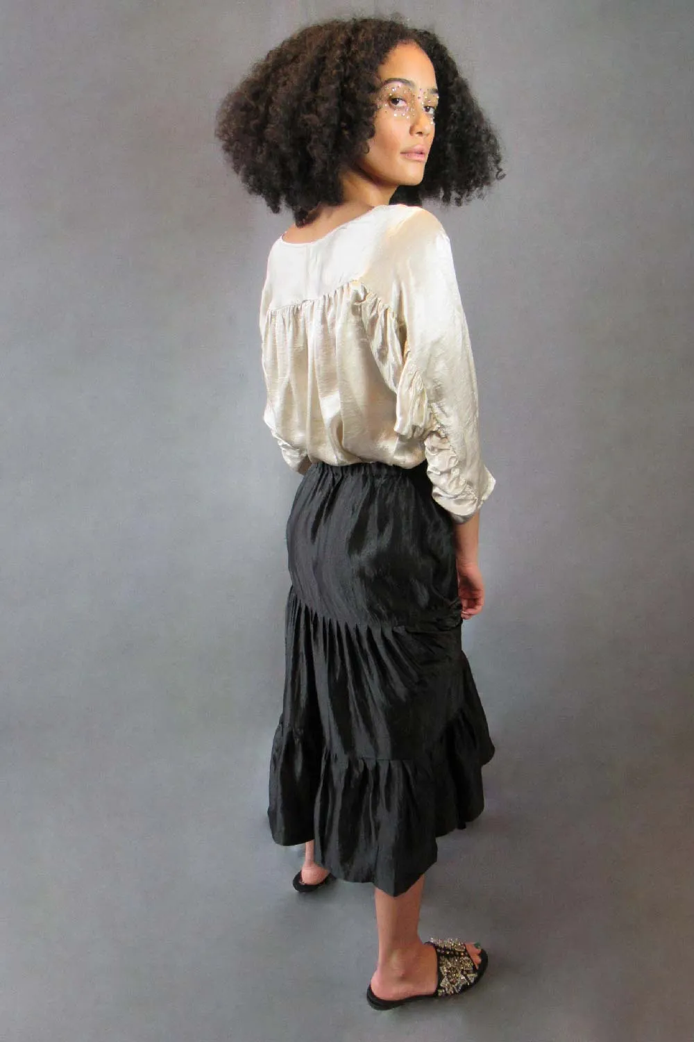 Platinum Shirred Sleeve Tee sold by Hope for Flowers product image thumbnail 2