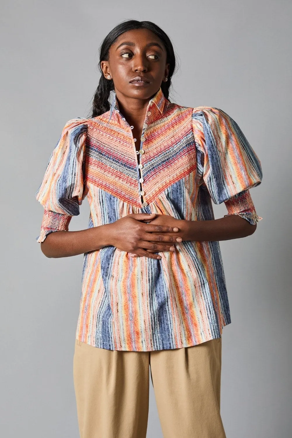 Smocked Shirt sold by Hope for Flowers