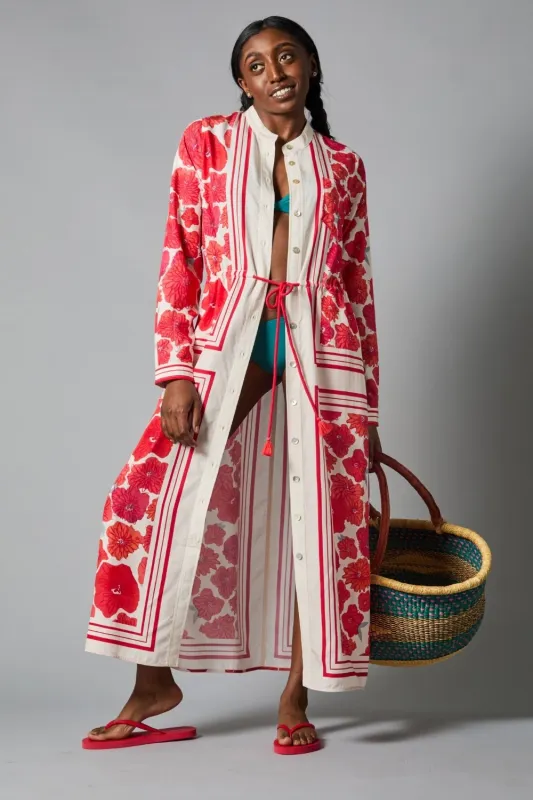 Band Collar Shirtdress sold by Hope for Flowers