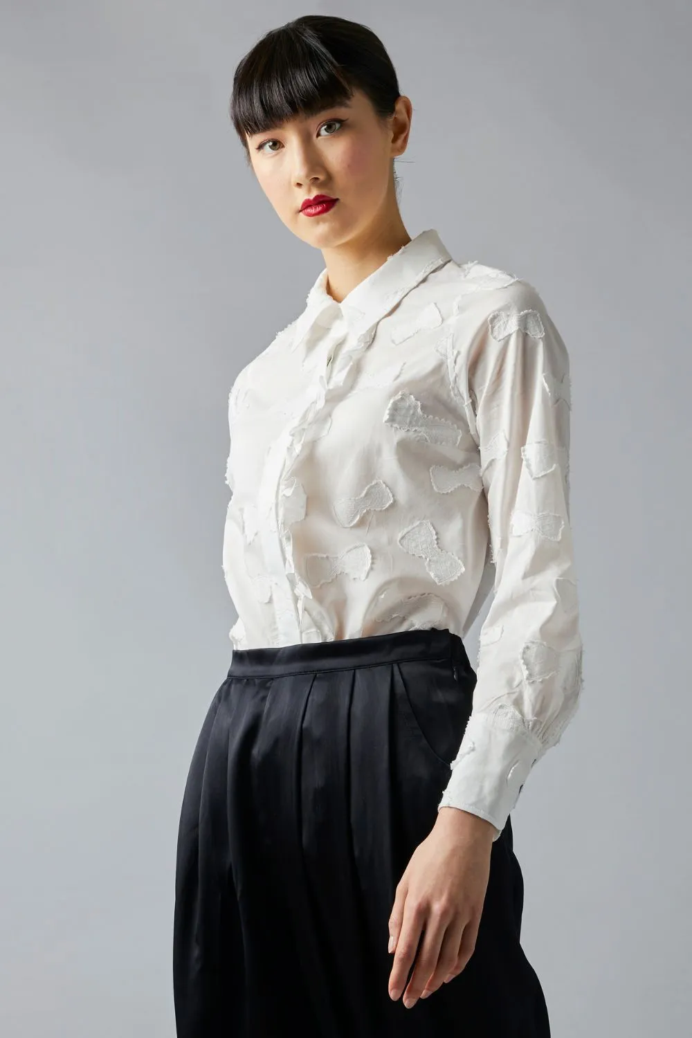 Frilled Button Down sold by Hope for Flowers