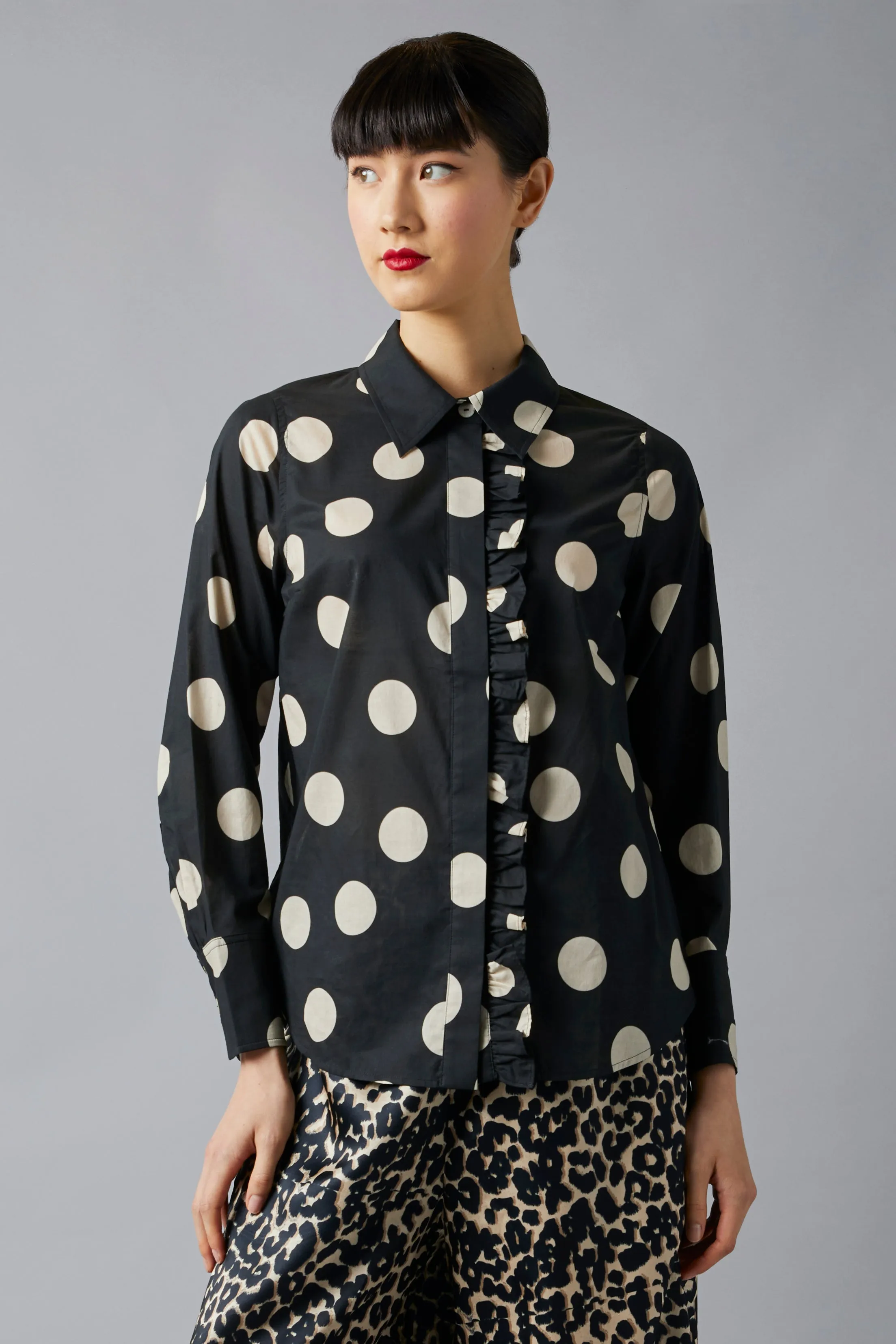 Frilled Button Down sold by Hope for Flowers