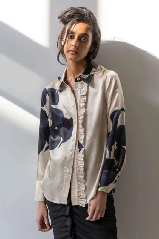 Frilled Button Down made by Hope for Flowers