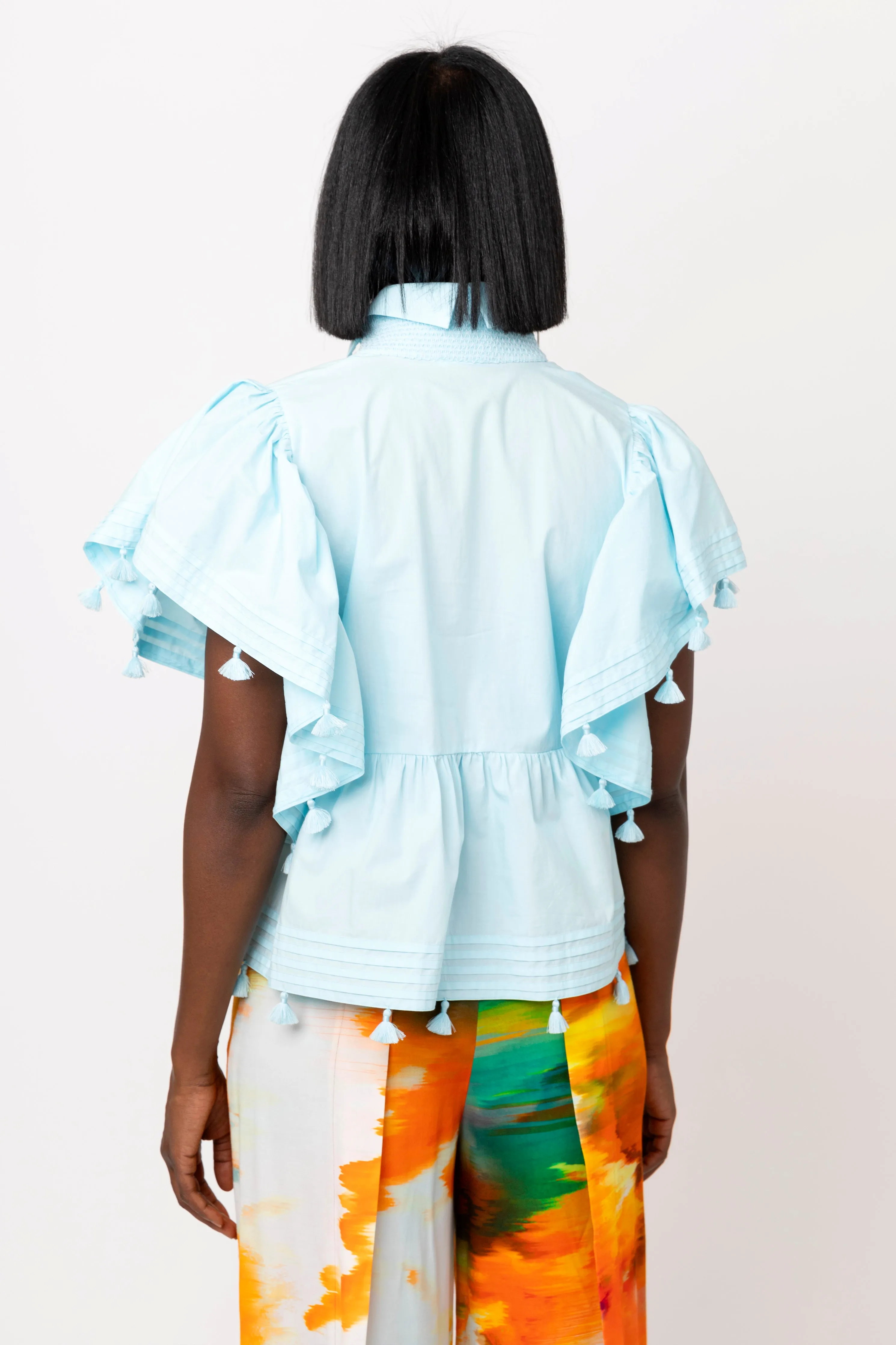 Crochet Edge Shirt sold by Hope for Flowers product image thumbnail 2