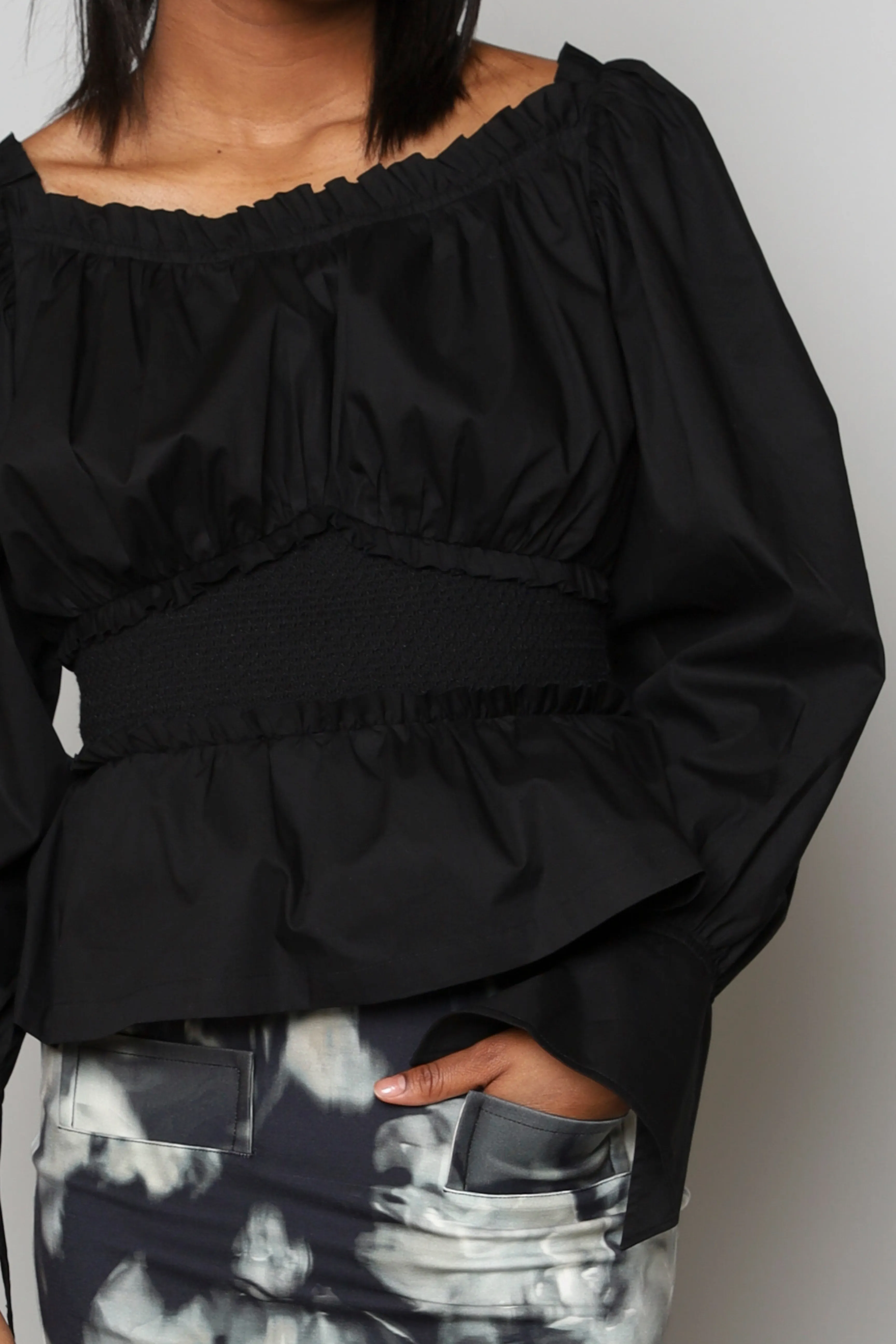 Shirred Bodice Blouse sold by Hope for Flowers product image thumbnail 3