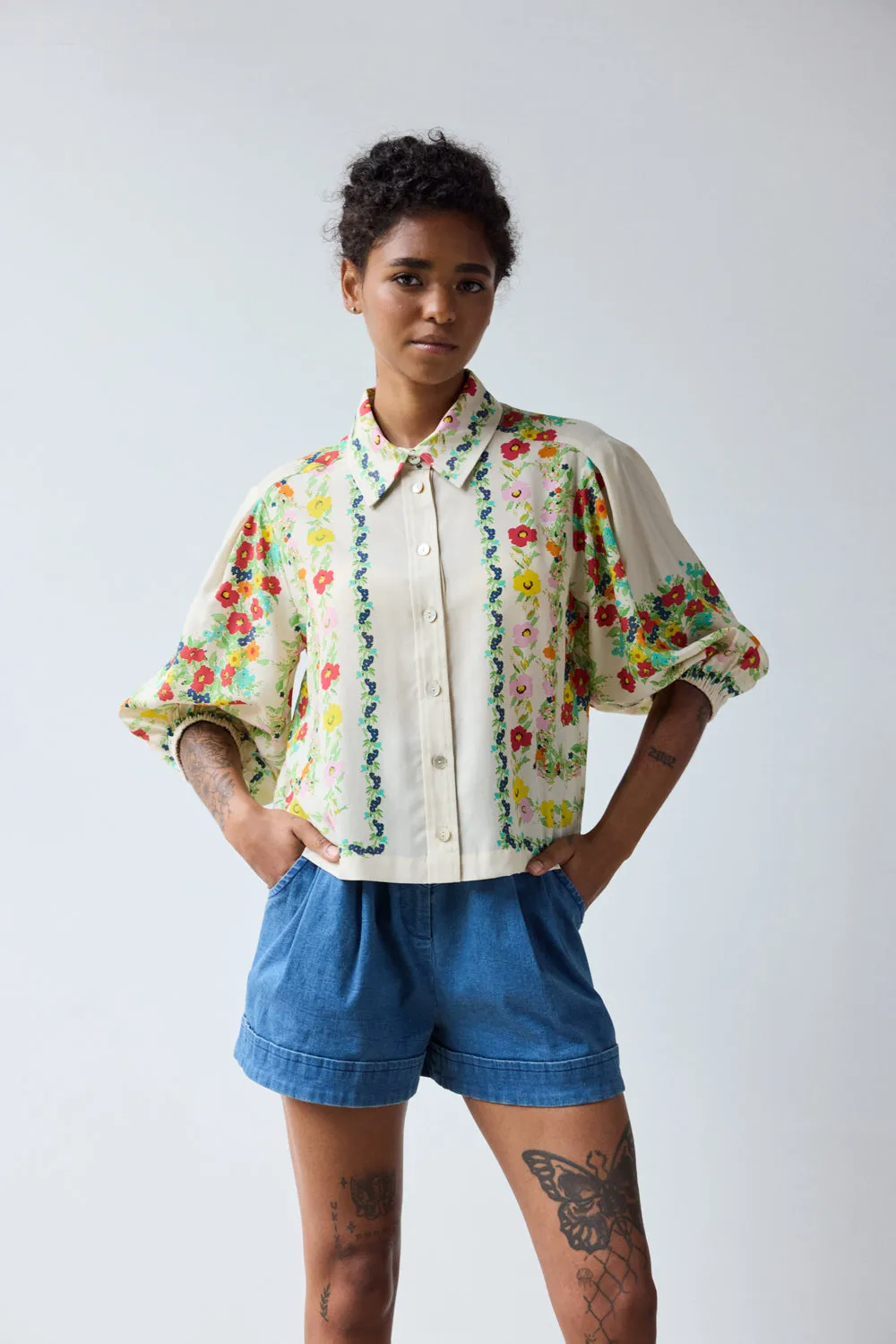 Tuck Sleeve Shirt sold by Hope for Flowers