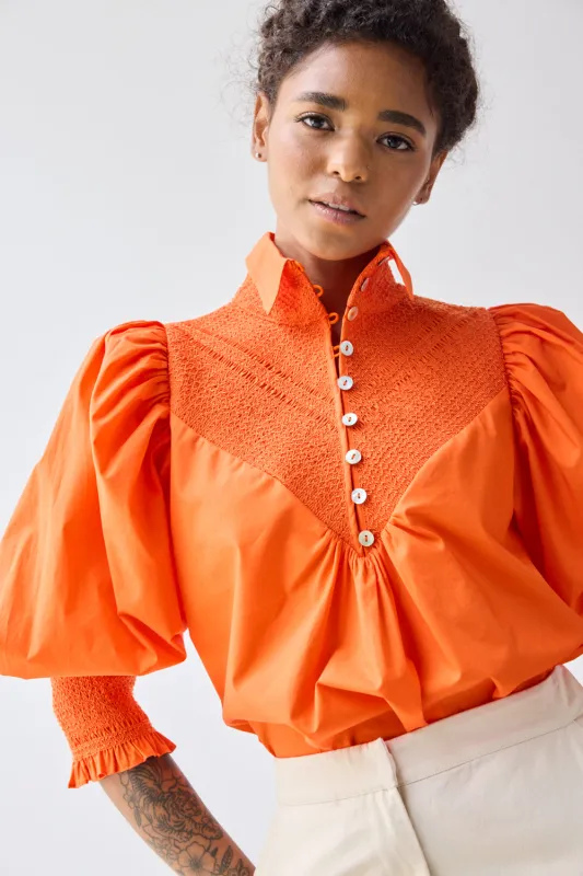 Smocked Shirt made by Hope for Flowers