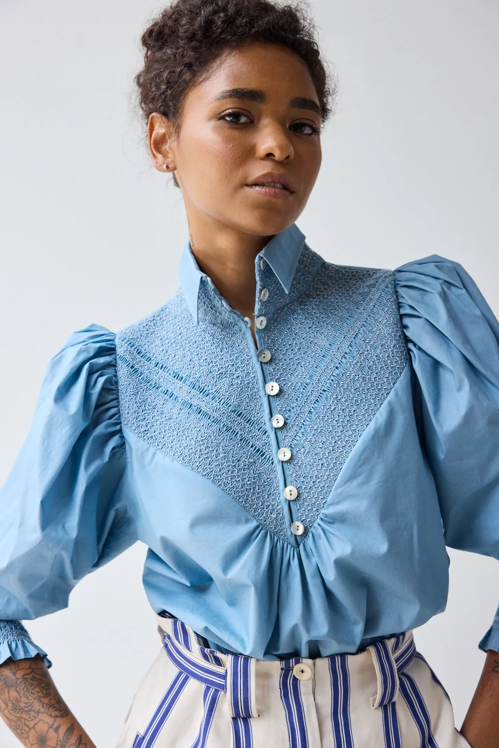 Smocked Shirt sold by Hope for Flowers