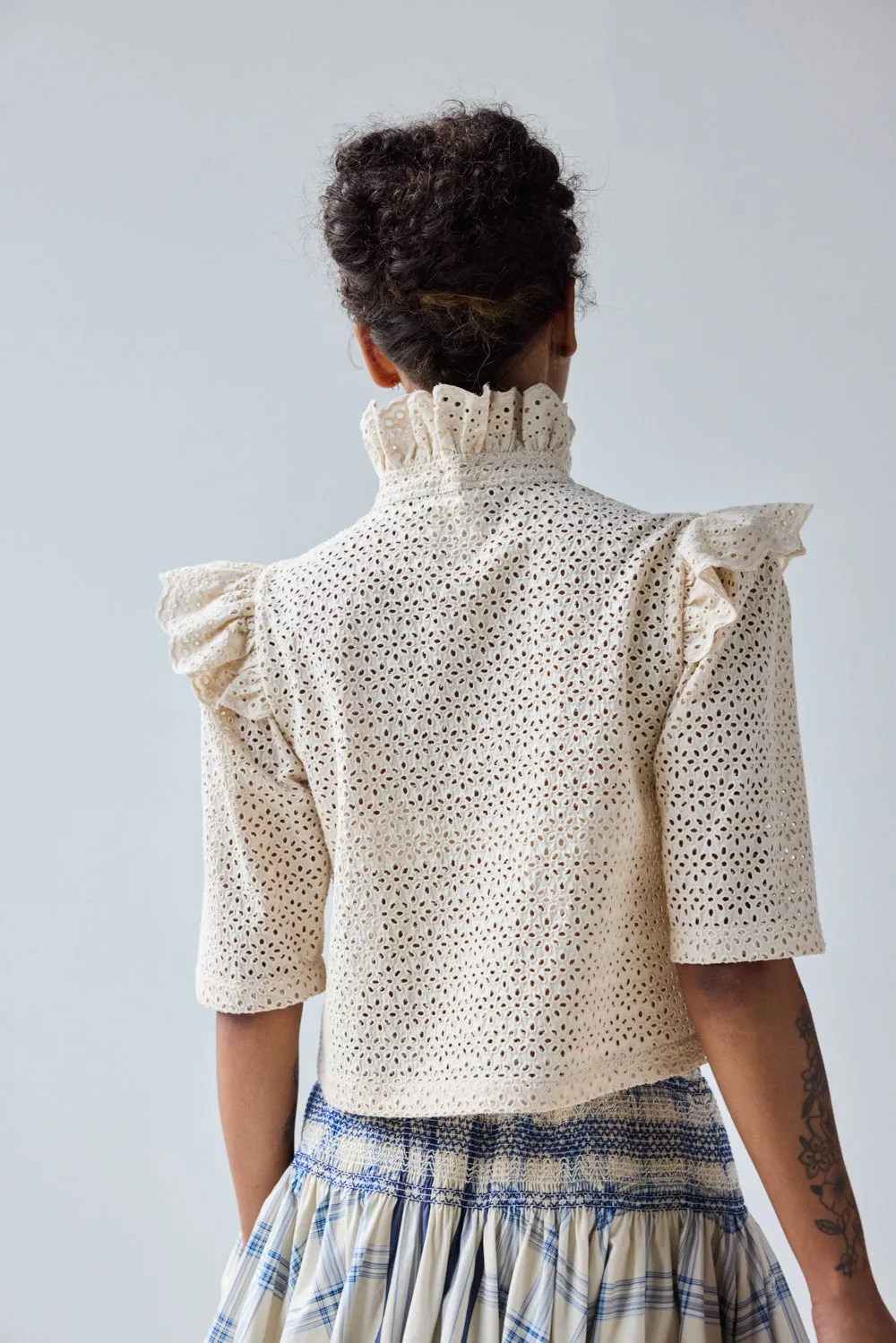 Eyelet Trimmed Shirt sold by Hope for Flowers product image thumbnail 2