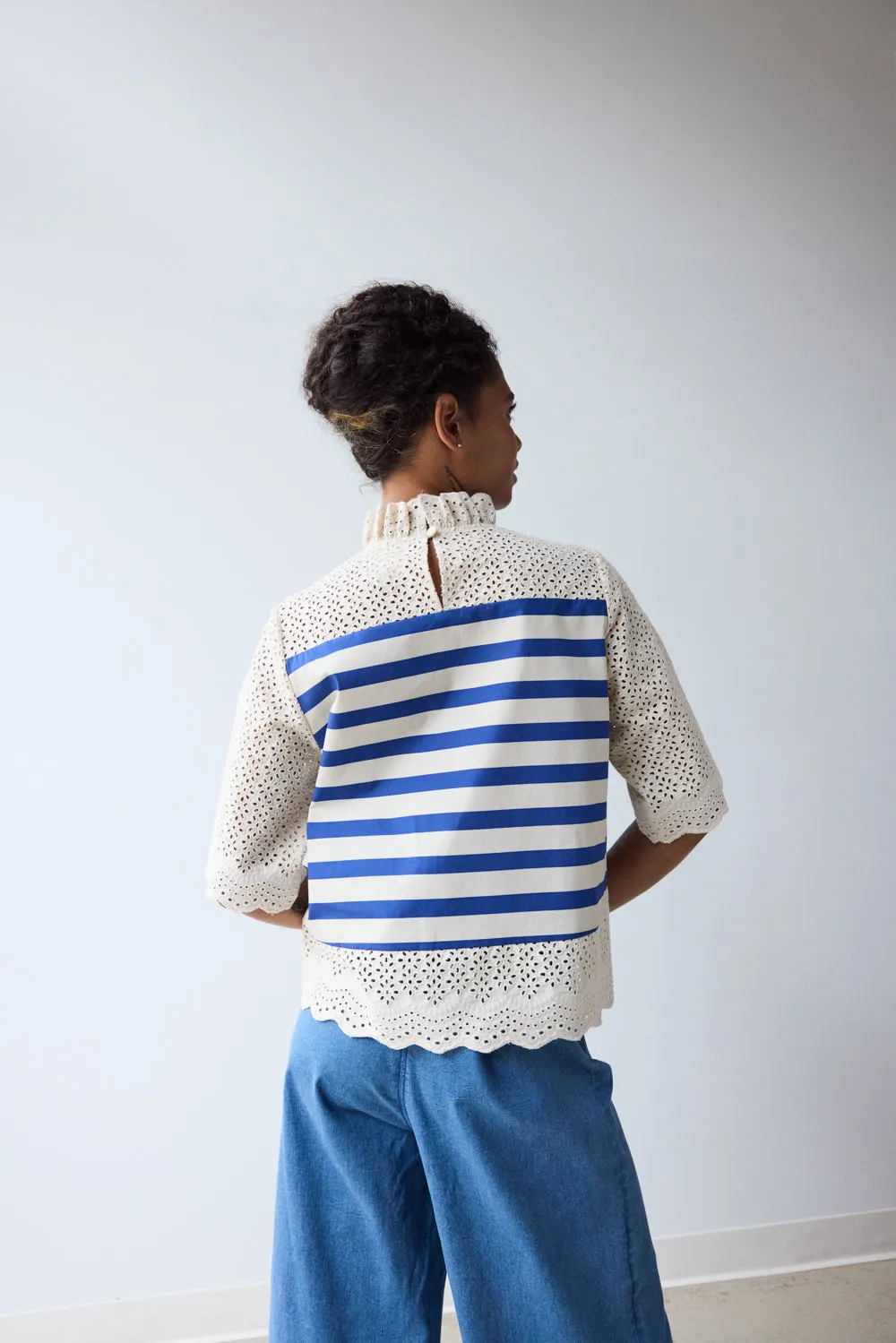 Breton Stripe Blouse sold by Hope for Flowers product image thumbnail 2
