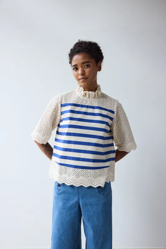 Breton Stripe Blouse sold by Hope for Flowers