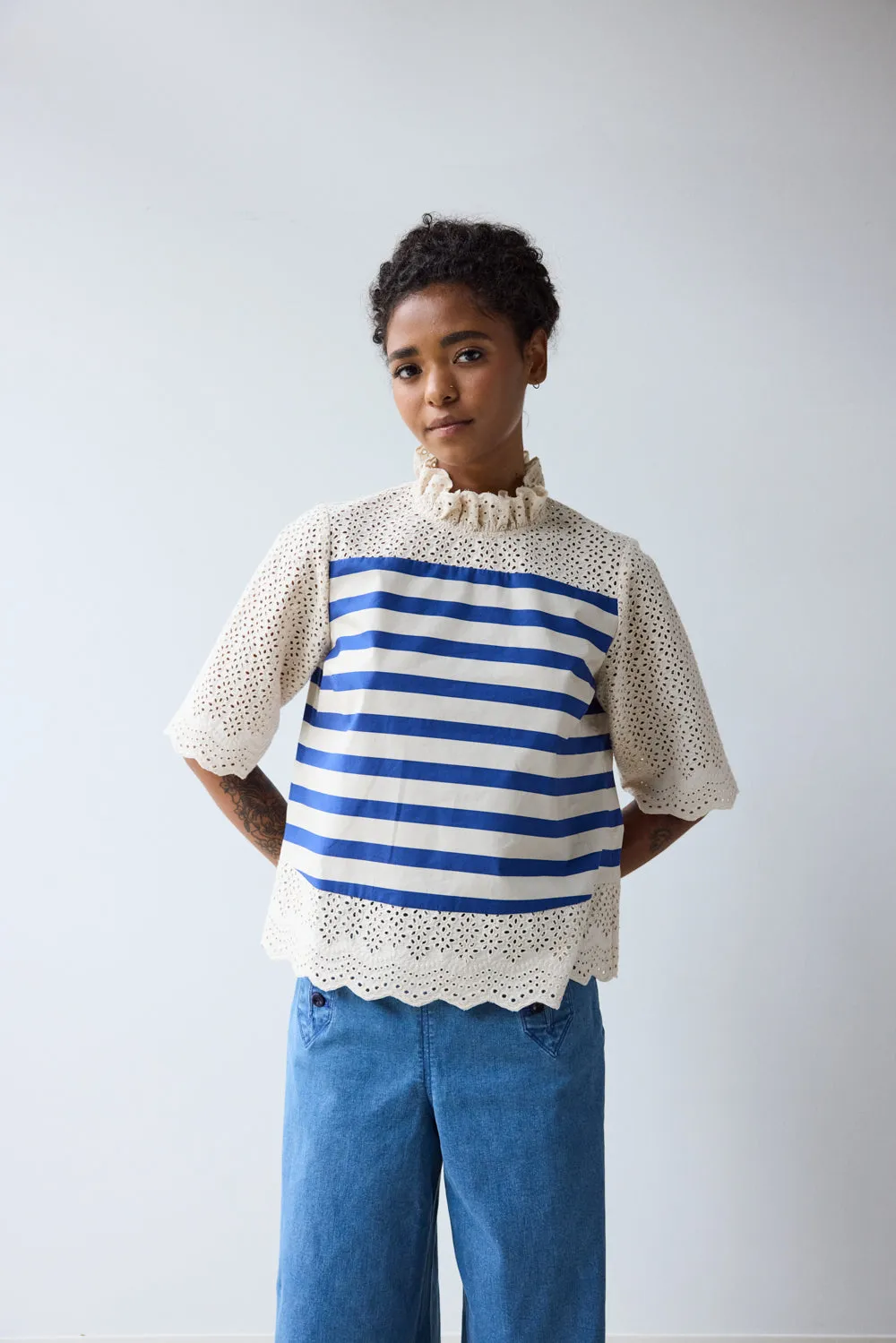 Breton Stripe Blouse sold by Hope for Flowers