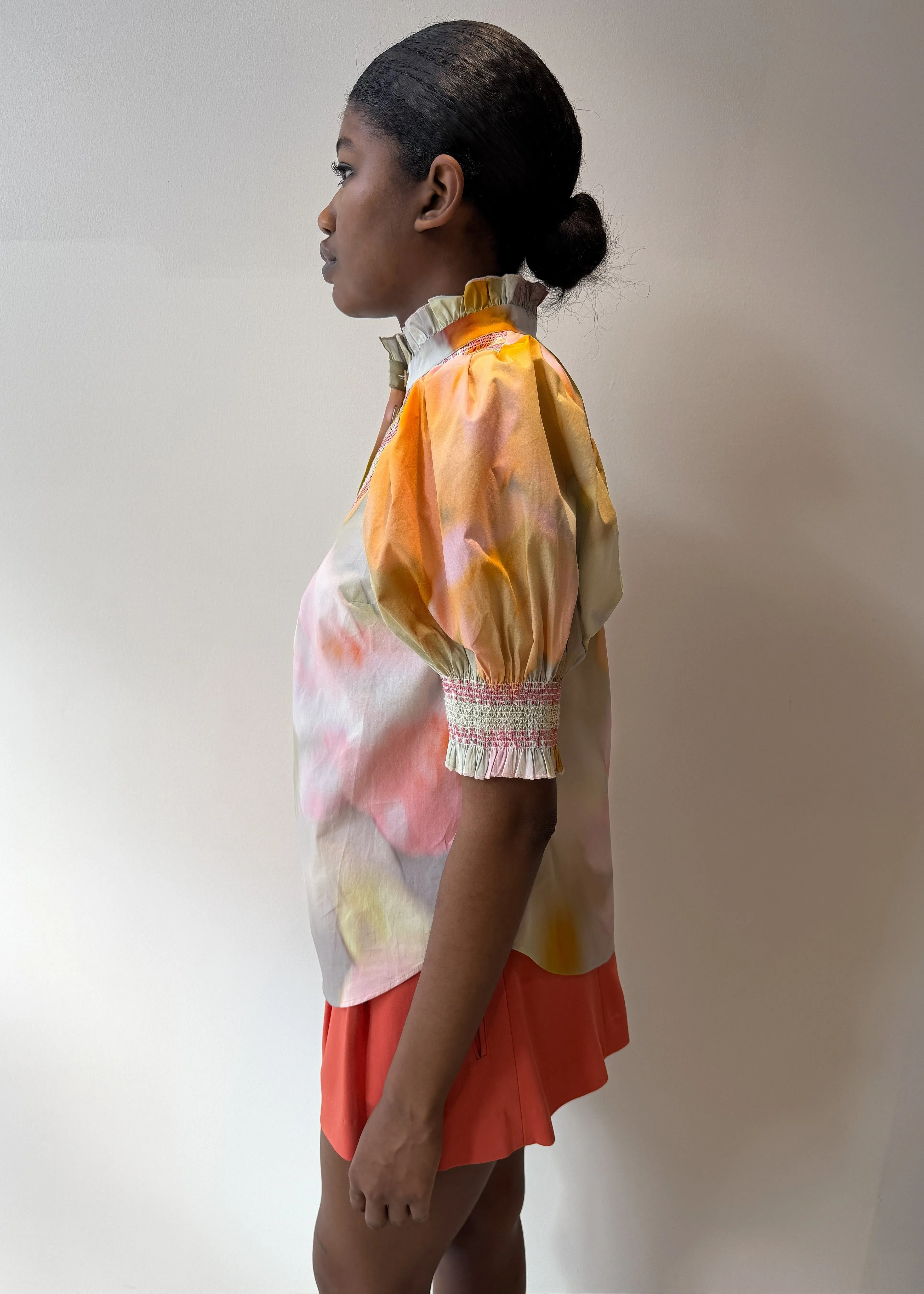 Short Sleeve Smocked Shirt sold by Hope for Flowers product image thumbnail 3