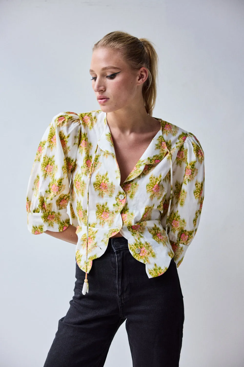 Scalloped Shirt sold by Hope for Flowers product image thumbnail 3