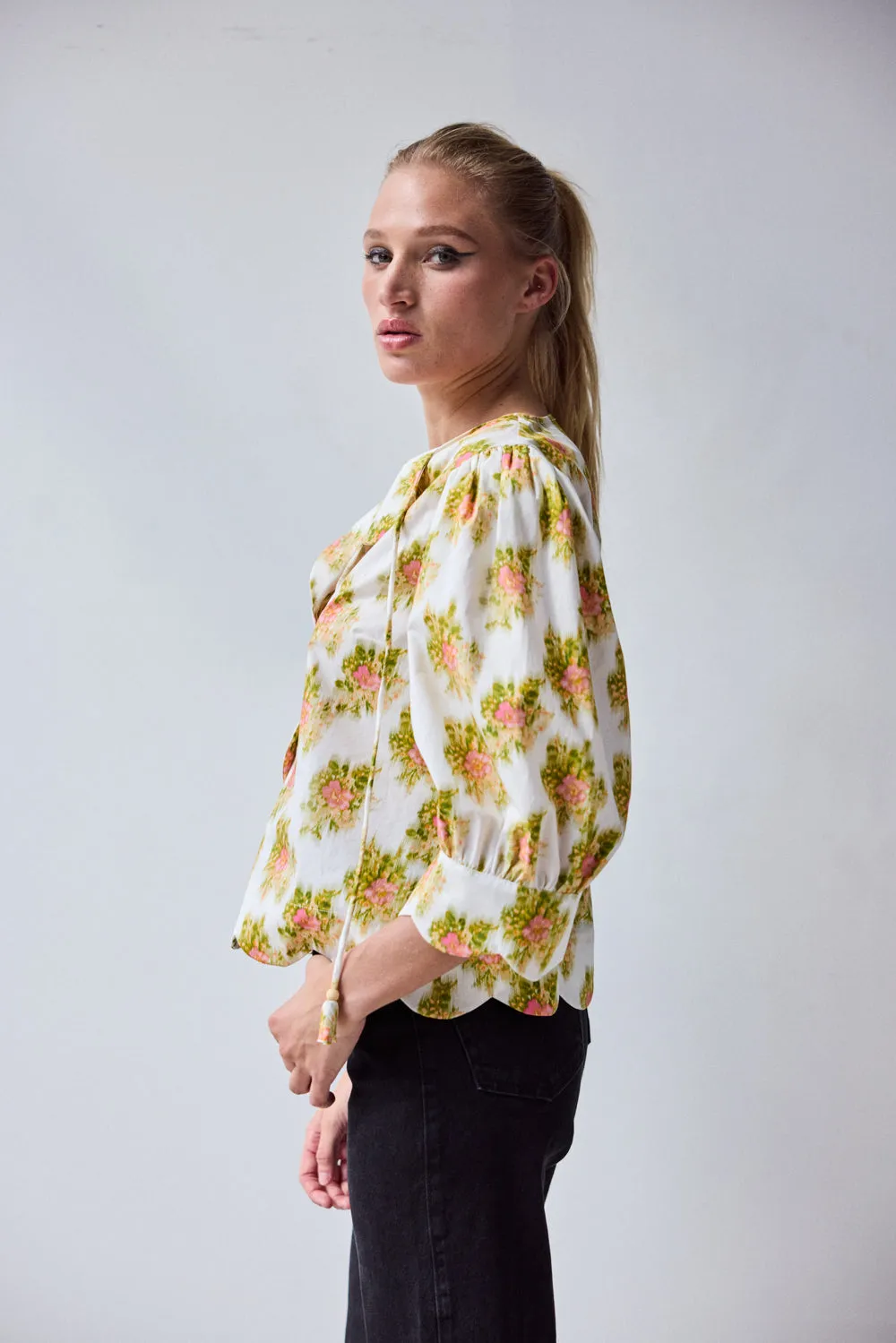 Scalloped Shirt sold by Hope for Flowers product image thumbnail 4