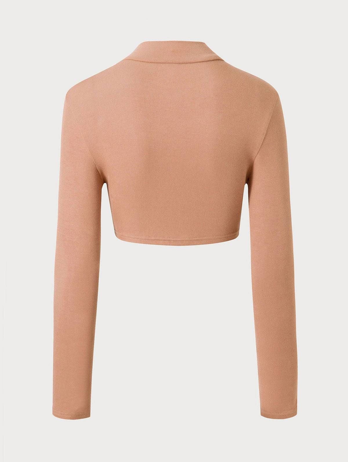 The V Hem Crop Tee sold by rihoas product image thumbnail 3