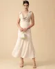 The Apricot Tie Strap Backless Satin Maxi Dress sold by rihoas