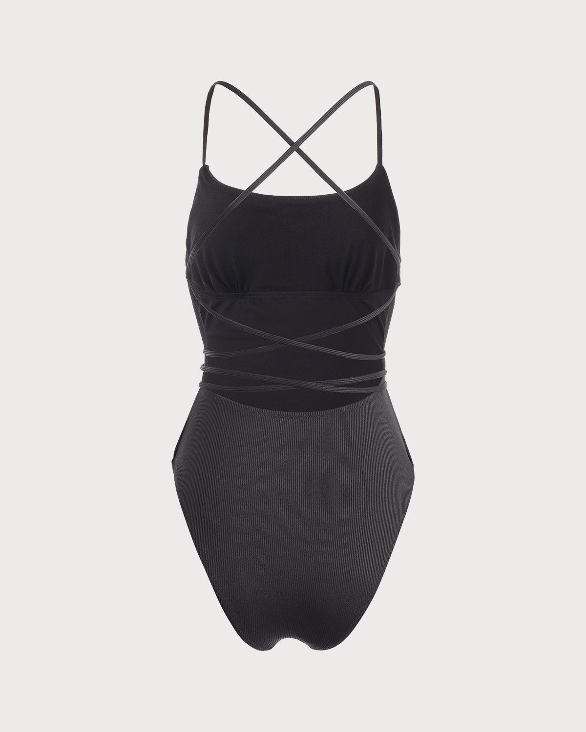 The Black Tie Back One-Piece Swimsuit sold by rihoas product image thumbnail 6