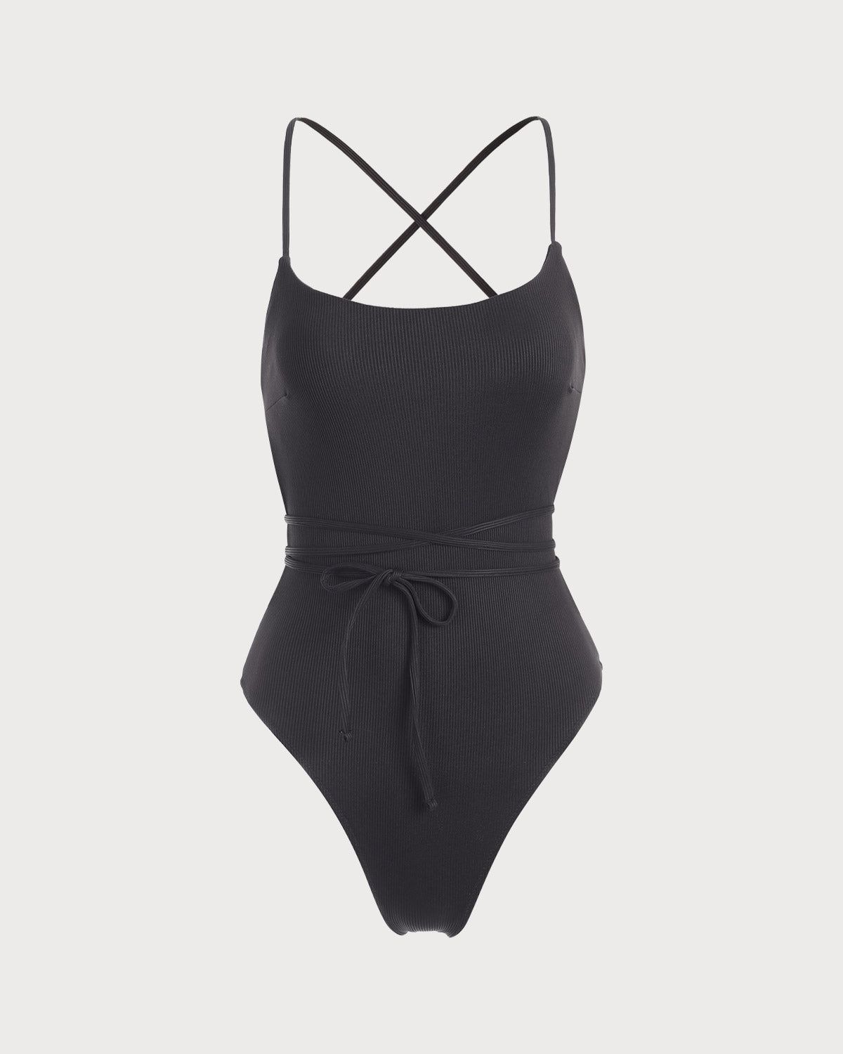 The Black Tie Back One-Piece Swimsuit sold by rihoas product image thumbnail 5