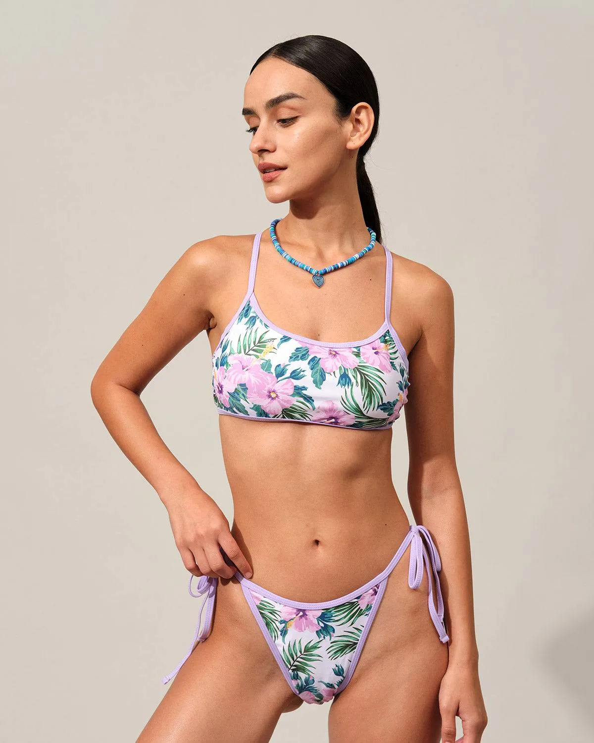 The Floral Tie Bikini Bottom sold by rihoas product image thumbnail 5