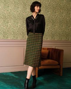 The Solid V Neck Knotted Blouse sold by rihoas
