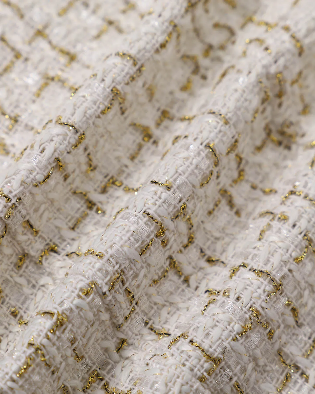 Women's Apricot V-Neck Buttoned Tweed Vest sold by rihoas product image thumbnail 3