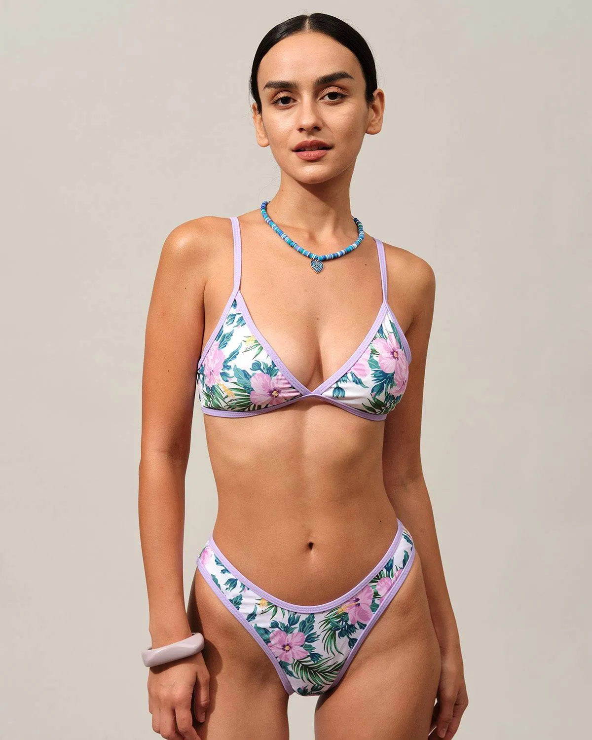 The Floral Middle Waist Bikini Bottom sold by rihoas product image thumbnail 2