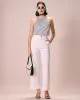 The Black Ruched Striped Halter Top sold by rihoas