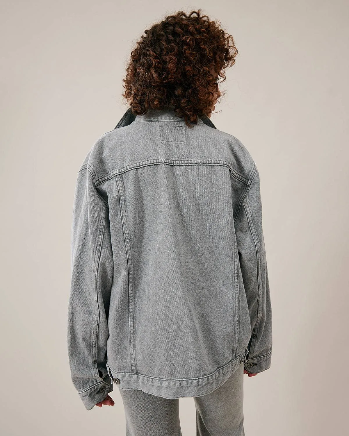 The Premium-fabric Vintage Denim Jacket sold by rihoas product image thumbnail 5