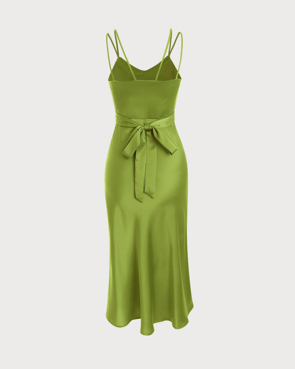 The Satin Criss Cross Cami Dress sold by rihoas product image thumbnail 3