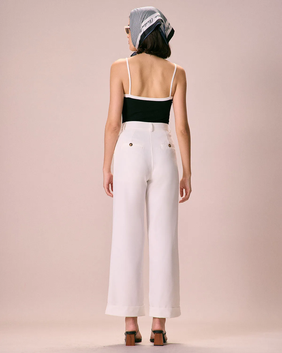 The Black Contrast Trim Cami Top sold by rihoas product image thumbnail 5