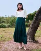 The White V Neck Teardrop Ribbed Knit Top sold by rihoas