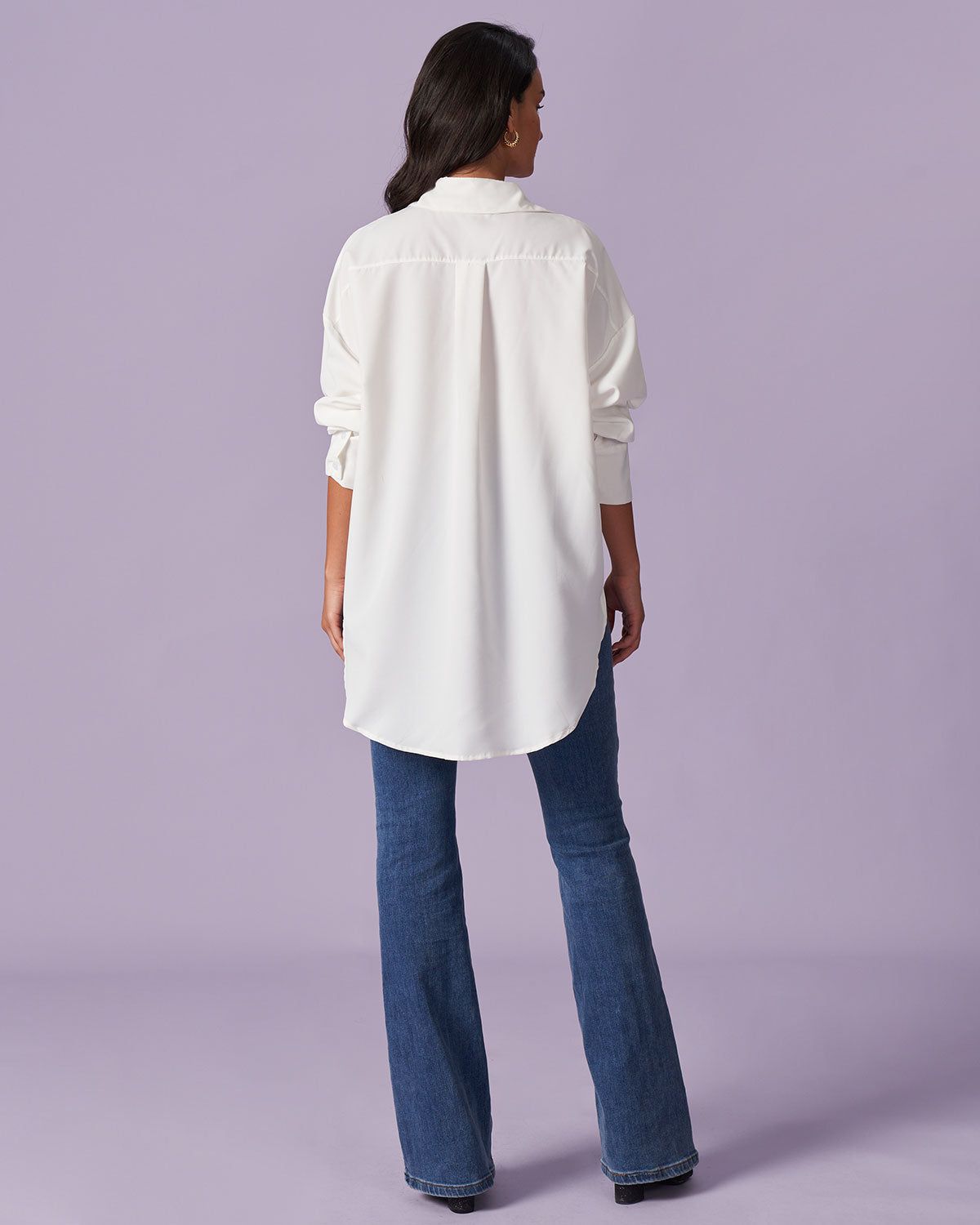 The White Collared Button-Down Pocket Shirt sold by rihoas product image thumbnail 5